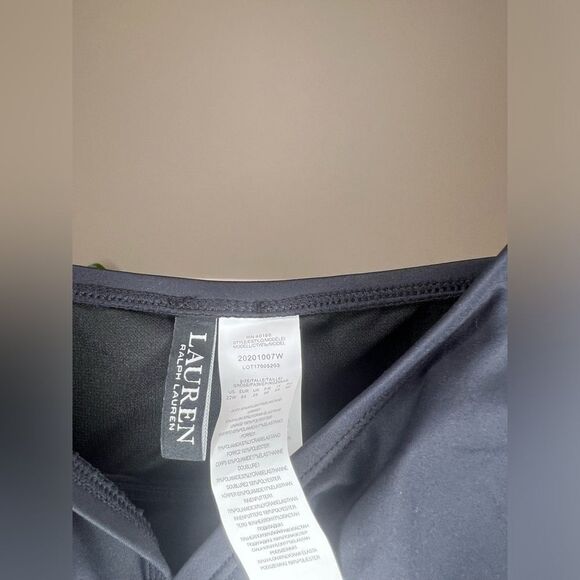 NWT Lauren Ralph Lauren black one piece bikini - Picture 5 of 6